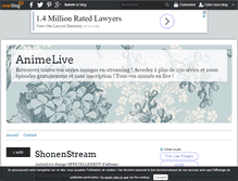 Tablet Screenshot of animelive.over-blog.com
