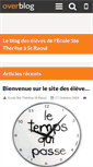 Mobile Screenshot of ecole.ste.therese.straoul.over-blog.fr