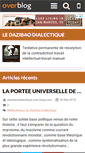 Mobile Screenshot of dazibaodialectique.over-blog.com