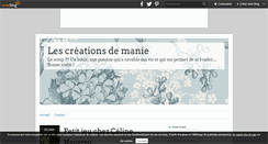 Desktop Screenshot of lescreationsdemanie.over-blog.com