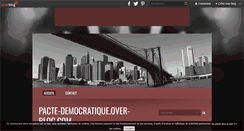 Desktop Screenshot of pacte-democratique.over-blog.com