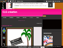 Tablet Screenshot of clgcreation.over-blog.com