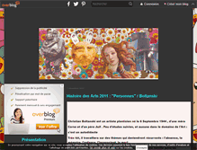 Tablet Screenshot of leblogdelaprofdartsplastiques.over-blog.com