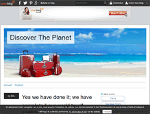 Tablet Screenshot of discovertheplanet.over-blog.com