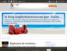 Tablet Screenshot of isaphotoscreations.over-blog.com