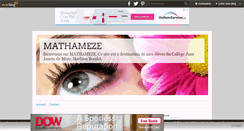Desktop Screenshot of mathameze.over-blog.com