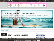 Tablet Screenshot of fcmontamise.over-blog.com