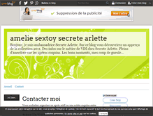 Tablet Screenshot of amelie.secrete-arlette.over-blog.com