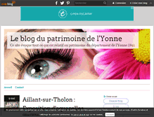 Tablet Screenshot of patrimoine-yonne89.over-blog.com