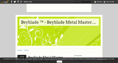 Desktop Screenshot of beyblade.metal.fusion.over-blog.com