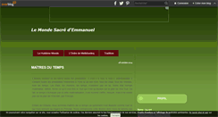 Desktop Screenshot of lemondesacredemmanuel.over-blog.fr