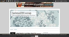 Desktop Screenshot of helene2311scrap.over-blog.com