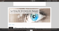 Desktop Screenshot of levriers-en-danger.over-blog.com