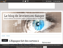 Tablet Screenshot of levriers-en-danger.over-blog.com