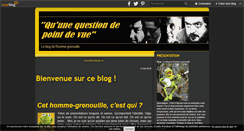 Desktop Screenshot of lhommegrenouille.over-blog.com