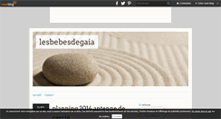 Desktop Screenshot of lesbebesdegaia.over-blog.fr