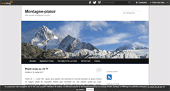 Desktop Screenshot of montagne-plaisir.over-blog.com