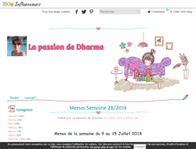 Tablet Screenshot of lapassiondedharma.over-blog.com