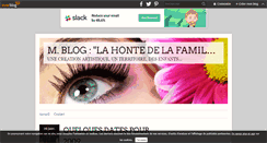 Desktop Screenshot of lahonte.over-blog.fr