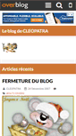 Mobile Screenshot of cleopatra.over-blog.fr