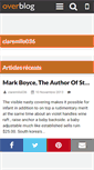 Mobile Screenshot of claremilo036.over-blog.com