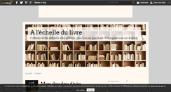 Desktop Screenshot of echelledulivre.over-blog.com