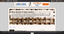 Desktop Screenshot of desmotsetdesnotes.over-blog.com