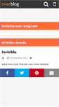 Mobile Screenshot of invisible.over-blog.com