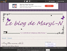 Tablet Screenshot of maryl-n.over-blog.com