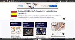 Desktop Screenshot of espagnol.prepa.chartreux.over-blog.com