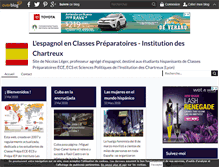 Tablet Screenshot of espagnol.prepa.chartreux.over-blog.com