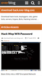 Mobile Screenshot of download-hack.over-blog.com