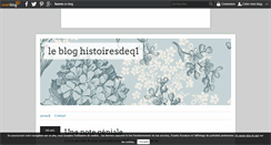 Desktop Screenshot of histoiresdeq1.over-blog.com