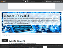 Tablet Screenshot of khaderik.over-blog.fr