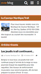 Mobile Screenshot of lecoureurnordiquetrail.over-blog.com