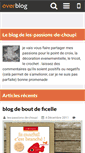 Mobile Screenshot of les-passions-de-choupi.over-blog.com