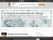 Tablet Screenshot of les-passions-de-choupi.over-blog.com
