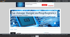 Desktop Screenshot of leclonagedangerouprogres.over-blog.com