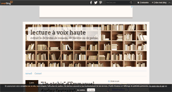 Desktop Screenshot of lecture-a-voix-haute.over-blog.com