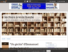 Tablet Screenshot of lecture-a-voix-haute.over-blog.com