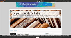 Desktop Screenshot of lepetitmonde2lalie.over-blog.fr