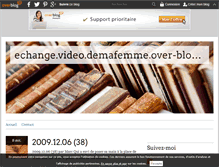 Tablet Screenshot of echange.video.demafemme.over-blog.com