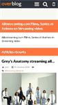 Mobile Screenshot of allostreaming.over-blog.com