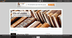 Desktop Screenshot of lifeofotaku.over-blog.com