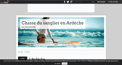 Desktop Screenshot of chasse.sangliers.en.ardeche.over-blog.com