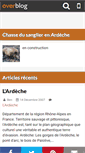 Mobile Screenshot of chasse.sangliers.en.ardeche.over-blog.com