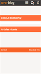 Mobile Screenshot of cirquepassion2.over-blog.com