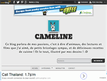 Tablet Screenshot of cameline.over-blog.com