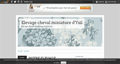 Desktop Screenshot of elevage-cheval-miniature-ysil.over-blog.com