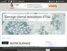 Tablet Screenshot of elevage-cheval-miniature-ysil.over-blog.com